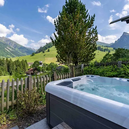 Hot Tub With Bbq Netx To Gondola Nature And Near Spiez Diemtigen